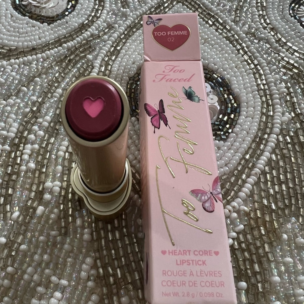 Too faced heart core lipstick, authentic